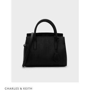Charles & Keith classic black handbag